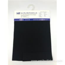 High Quality Knitted R/N/SP Plain Black Double-sided Fabrics